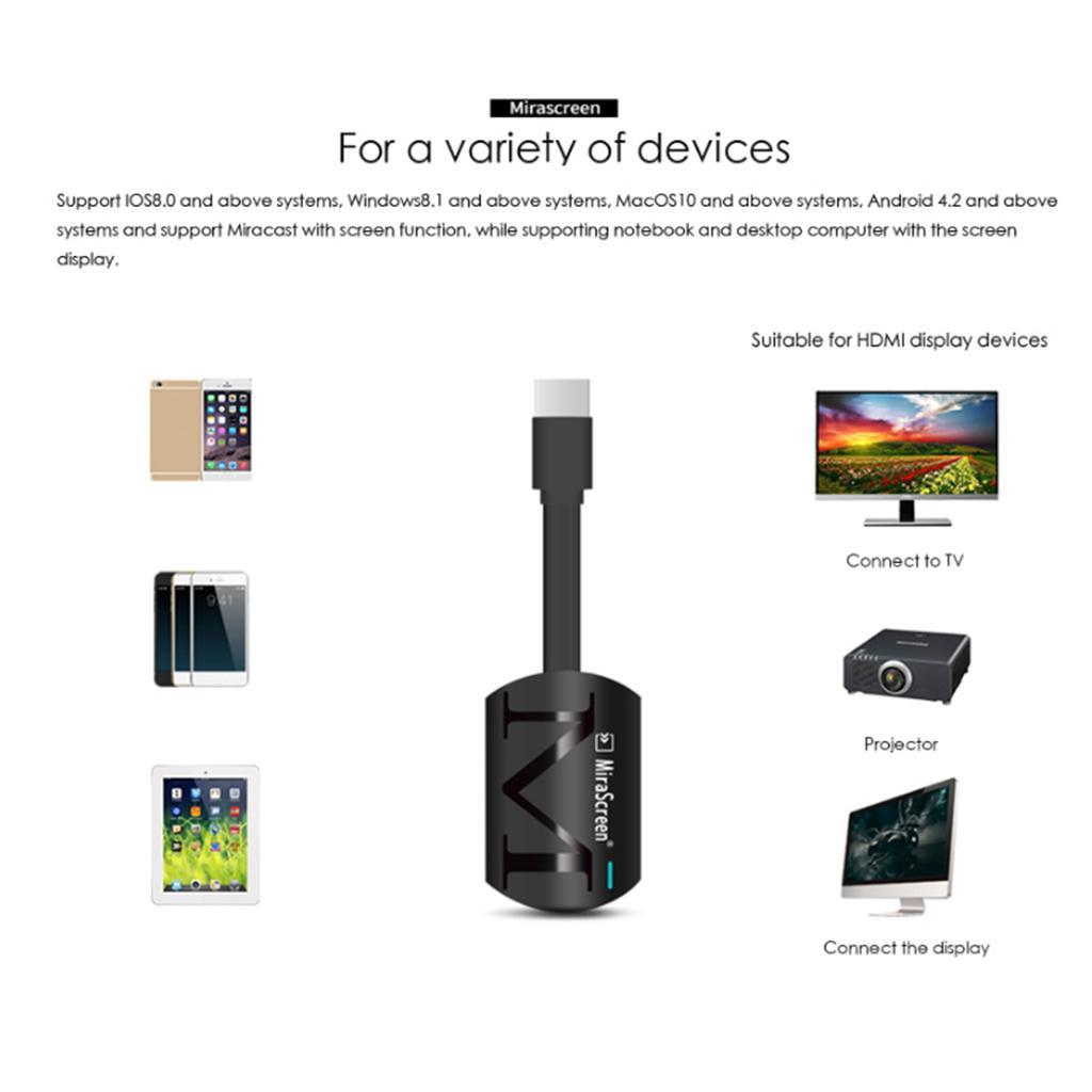 1080 Wireless Wifi Mobile Phone Screen TV Adapter   Mirror Display