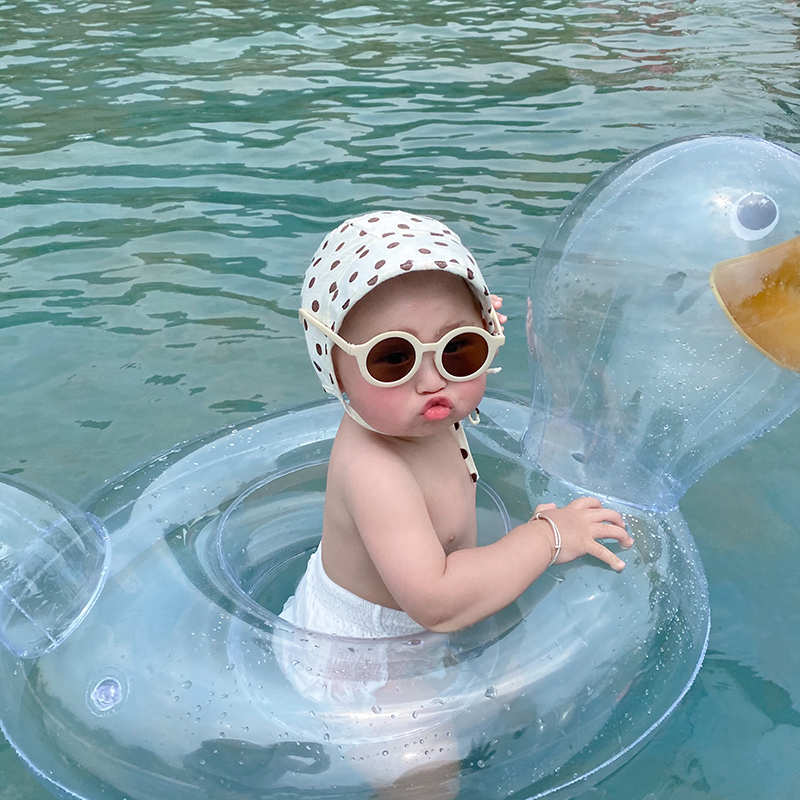 Phao bơi vịt trong suốt đáng yêu cho bé PB04 Mimo Baby