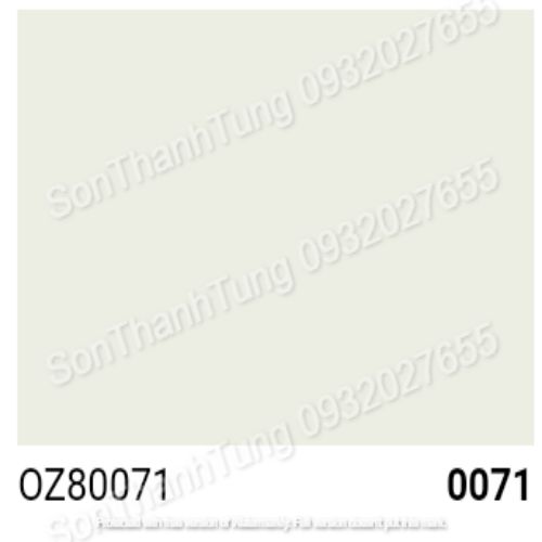 OEXPO ZOCO ANTI-FADE UV FOR EXTERIOR – SƠN NGOẠI THẤT CAO CẤP CHỐNG THẤM & BỀN MÀU VƯỢT TRỘI- OZ 80071