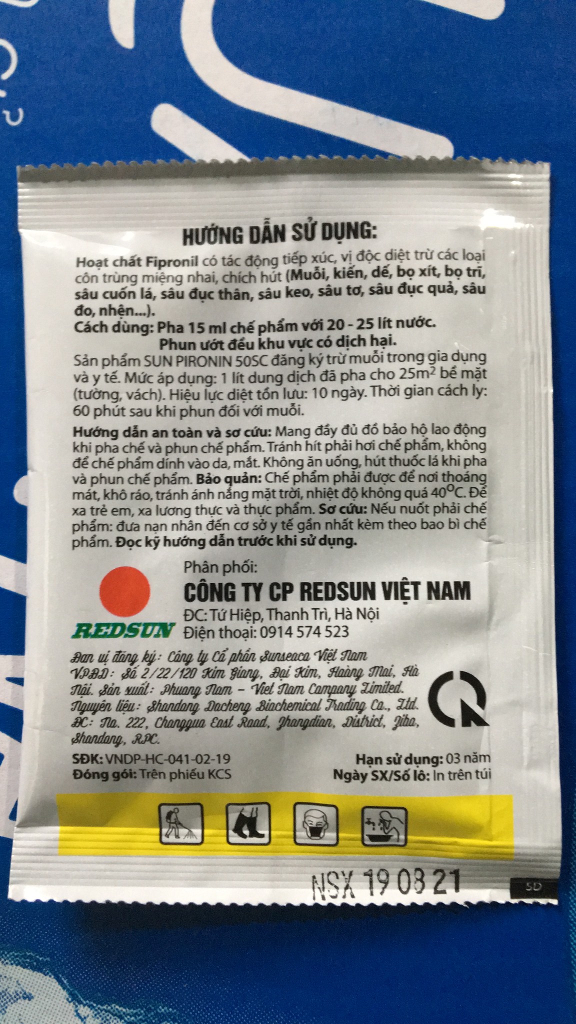 Chế phẩm diệt côn trùng sâu đục thân sâu đo nhện bọ trĩ Regal gói 15ml