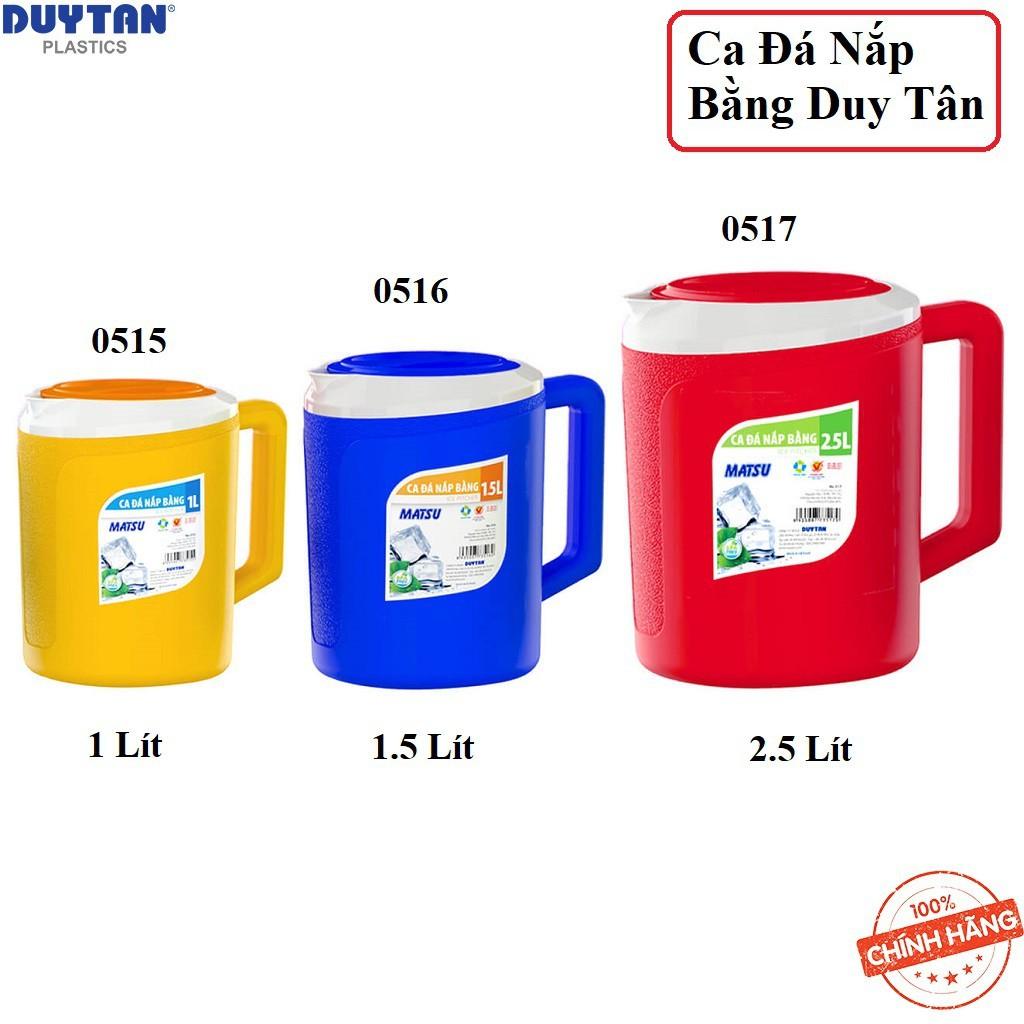 Ca Đá Nắp Bằng cách nhiệt DUY TÂN 1 Lít/ 1.5 Lít/ 2.5 Lít- GIAO NHANH 1H