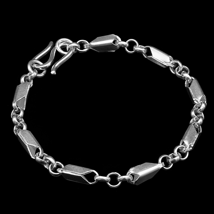 Lắc Tay Lắc Chân Trẻ Em Bạc Hiểu Minh LTE066 bằng bạc ta