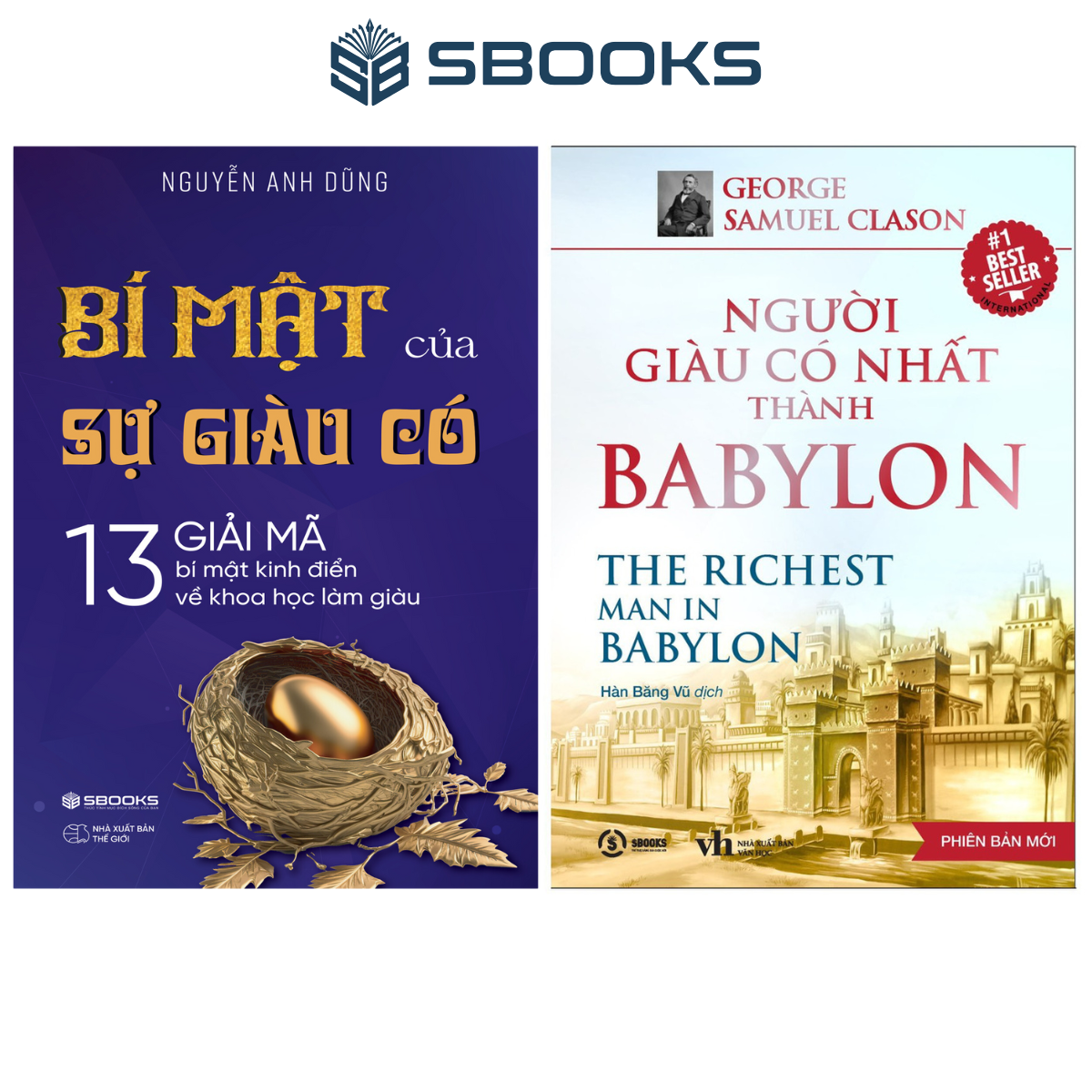 Sách Combo 2 Cuốn: Bí Mật Của Sự Giàu Có + Người Giàu Nhất Có Nhất Thành Babylon - SBOOKS