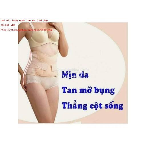 NỊT BỤNG - Đai quấn tan mỡ có thanh đỡ