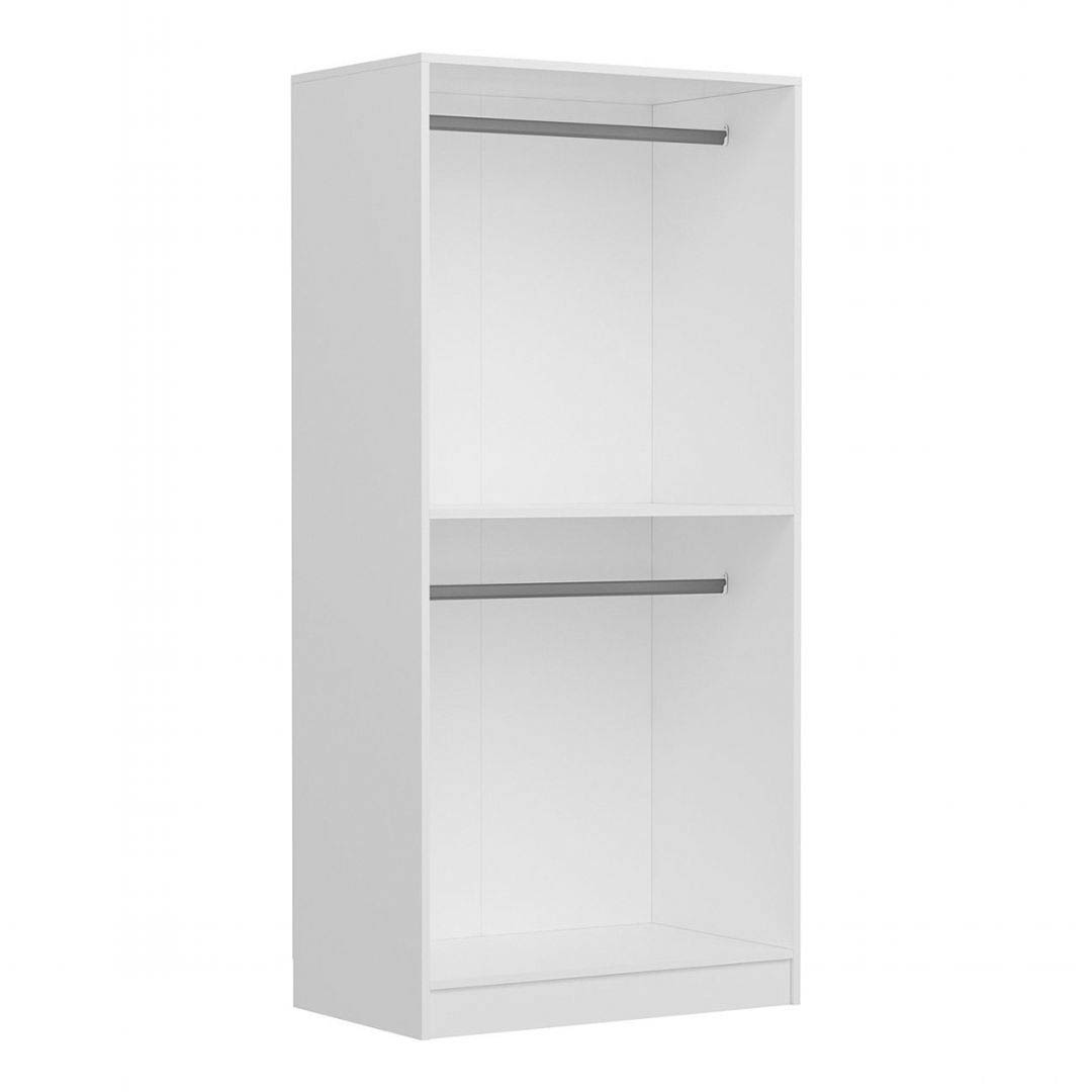 Tủ quần áo 2 cánh bằng gỗ tiện dụng SMLIFE Camacy