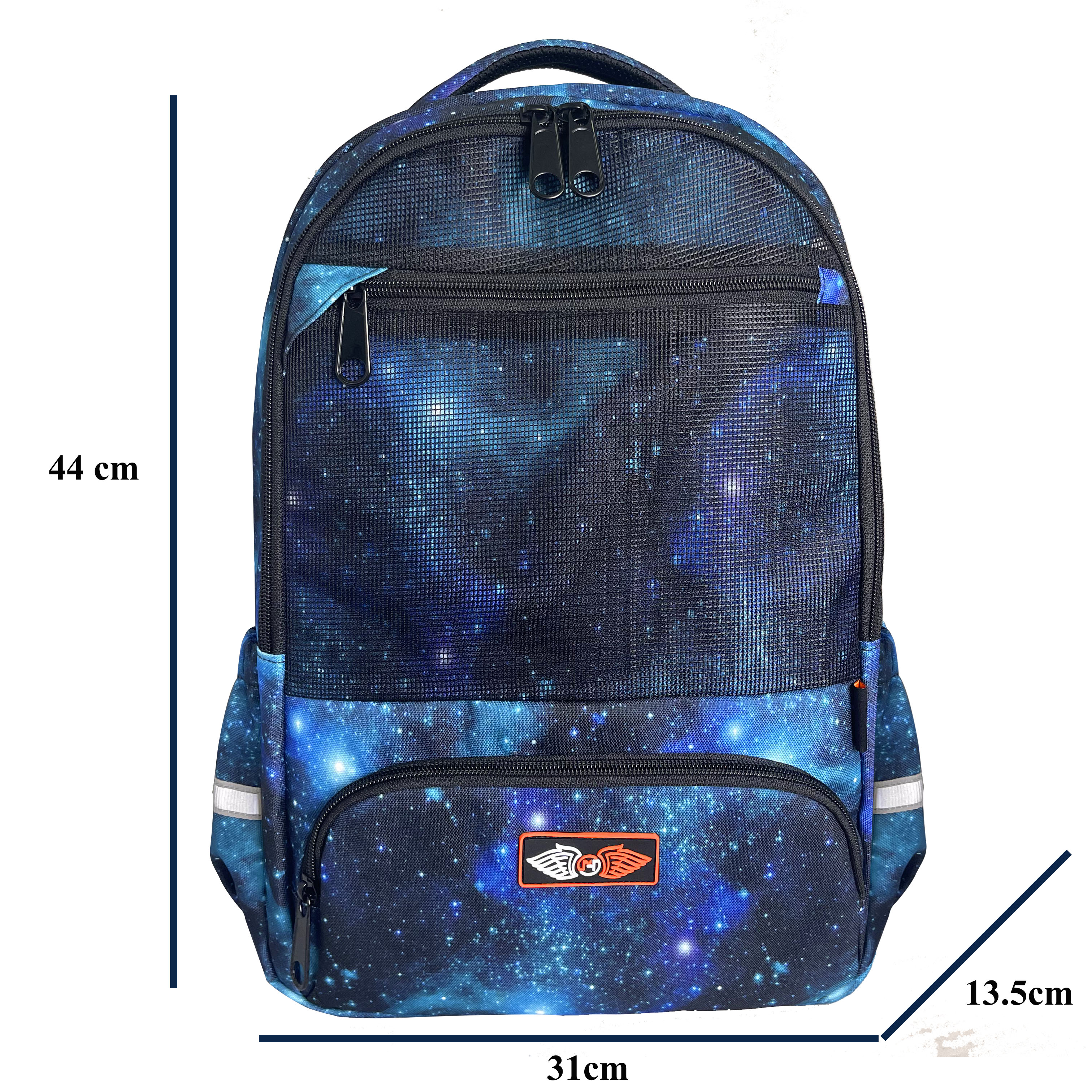 Balo Galaxy- Balo Cho Học Sinh, Sinh Viên Viền Dạ Quang, Nhiều Ngăn. Bảo Hành 1 Năm