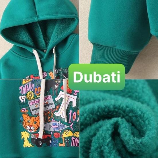 ÁO KHOÁC NỈ HOẠT HÌNH HARUKU, ÁO KHOÁC HOODIE NAM NỮ CHẤT VẢI DÀY PHONG CÁCH HÀN HOT- DUBATI FASHION