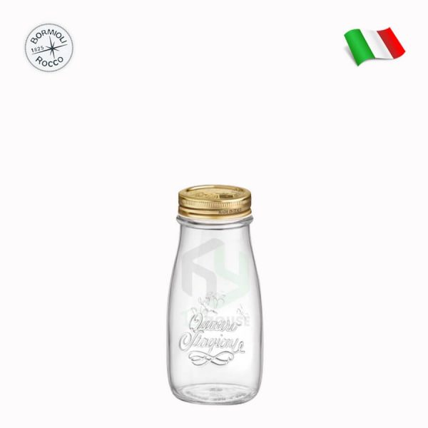 Combo 4 lọ hũ thủy tinh Quattro dung tích 400 ml - Made in Italy