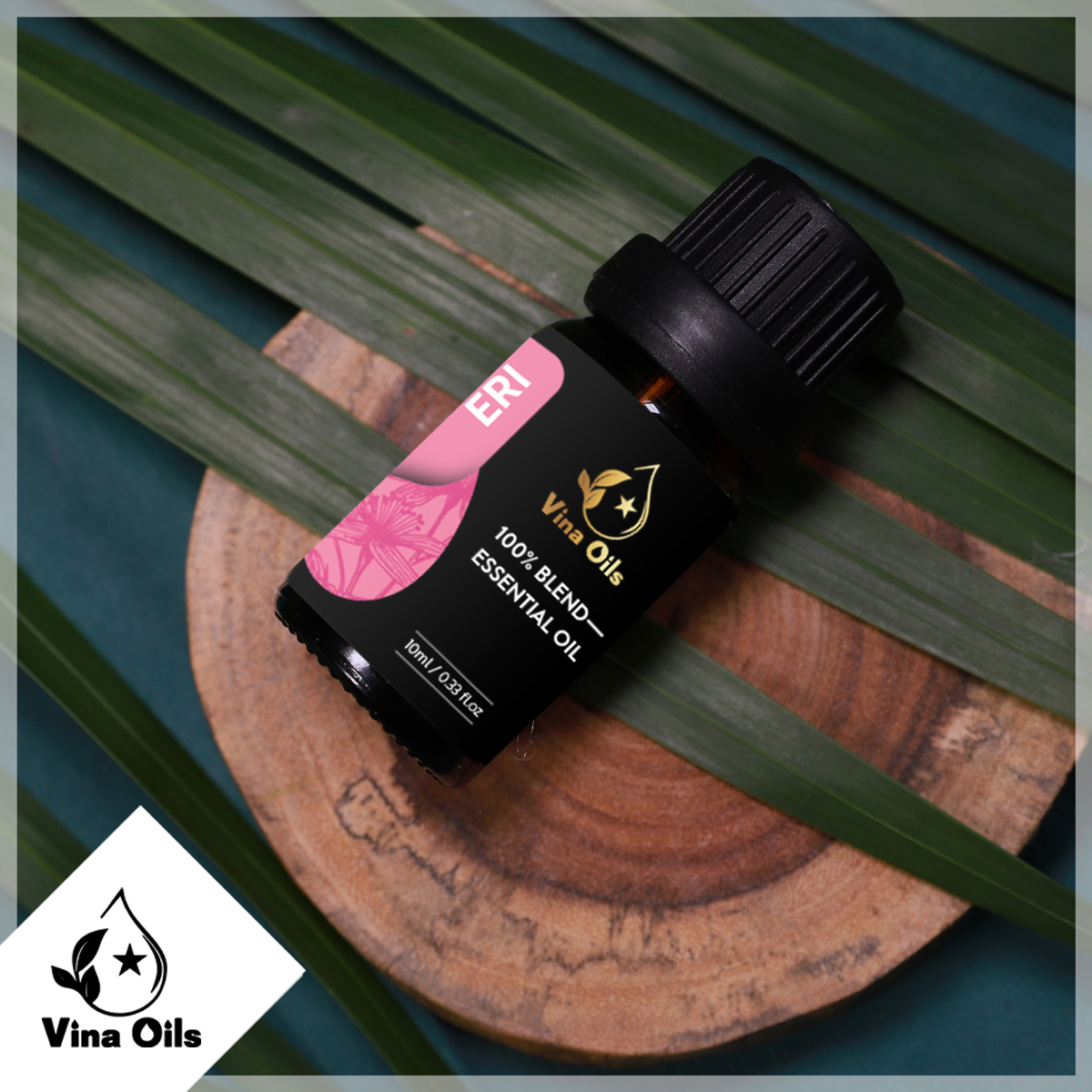 Tinh Dầu ERI Vina Oils 10ml - Chiết Xuất Từ Trà Trắng, Sen, Gừng, Hoa Hồng, Cam - Hương Thơm Dịu Nhẹ Giúp Tinh Thần Thư Giãn Thoải Mái, Tạo Không Gian Mát Mẻ Dễ Chịu Giúp Ngủ Ngon