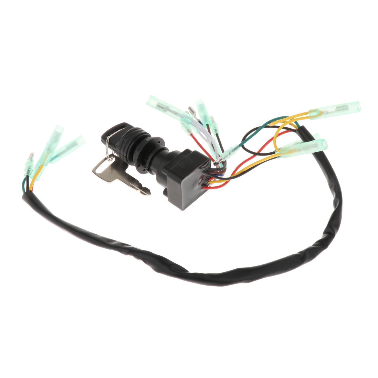 Ignition Key Switch 703-82510-42-00 for Outboard Motors Remote Control Box Replacement Vehicle Spare Parts Durable