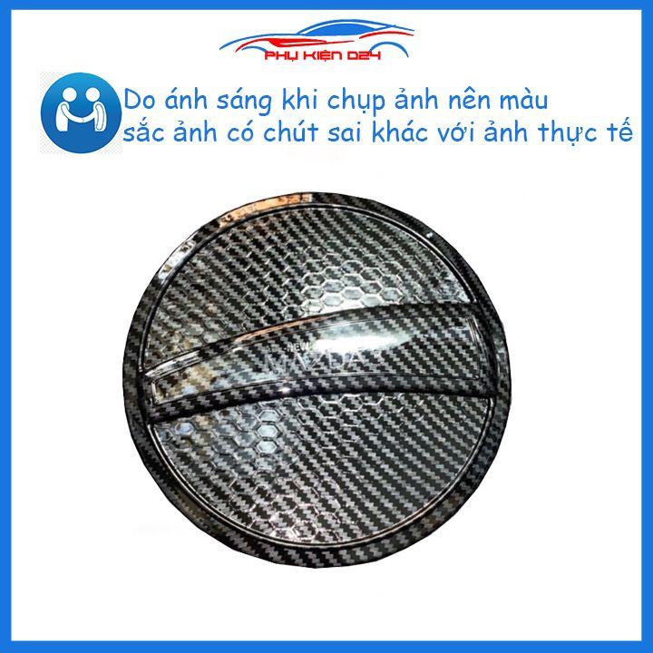 Ốp nắp bình xăng Mazda 3 2015-2019 vân cacbon chống trầy trang trí ô tô