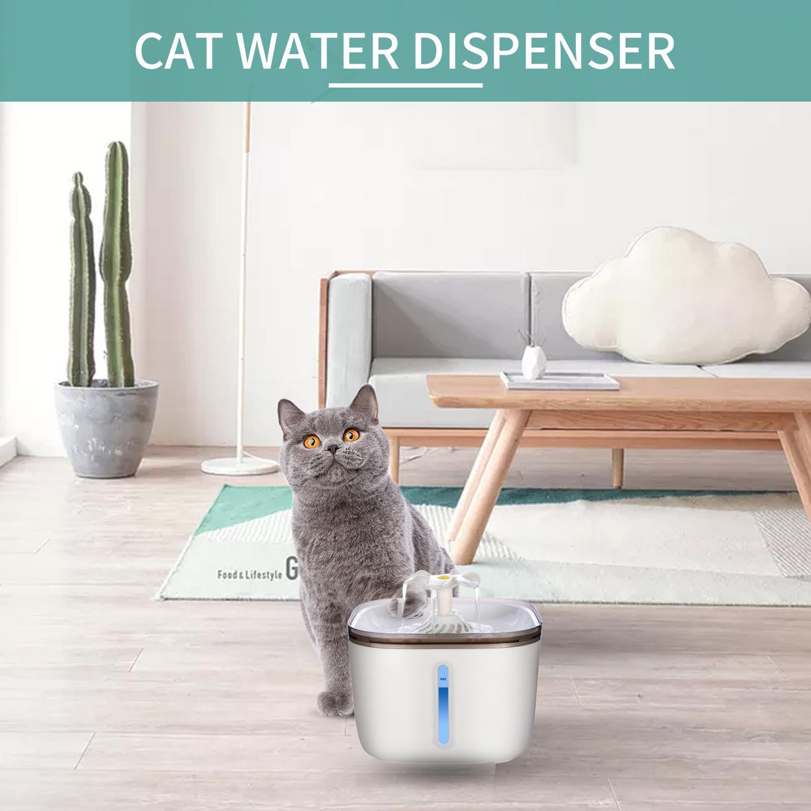 2.0L Electric  Fountain Cat/Dog Drinking Dispenser Water Fountain