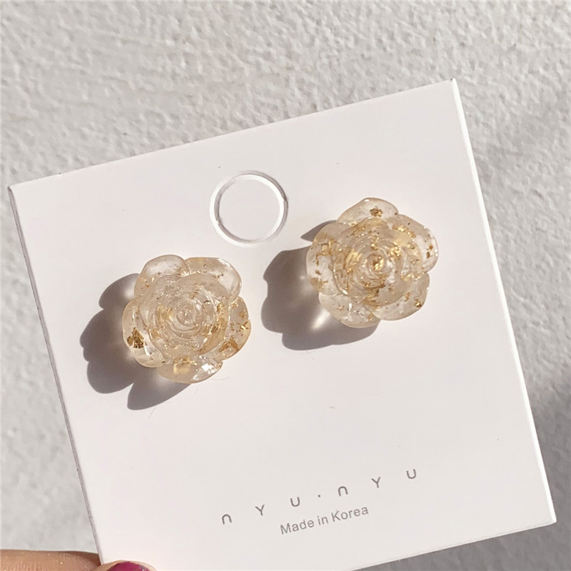 Hàng Quảng Châu - BÔNG TAI HOA HỒNG SIÊU CUTE - PK19025