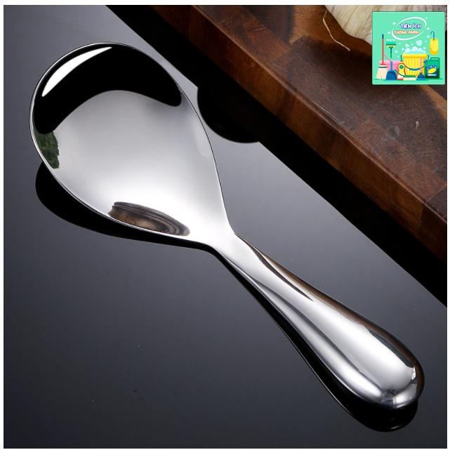 Thìa ăn cơm, muôi xới cơm chống dính. Muỗng inox cao cấp - TT1212