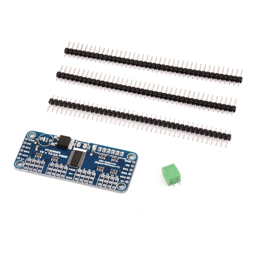16 Channel 12-bit PWM/Servo Driver-I2C Interface Shield Module Servo Shield for Arduino