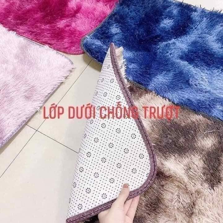 Thảm lông loang lau chân