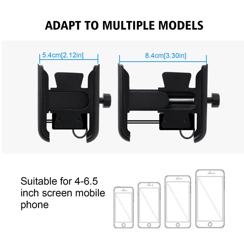 Motorcycle ATV Handlebar Phone Mount Holder USB Charger For Smart Phones GPS