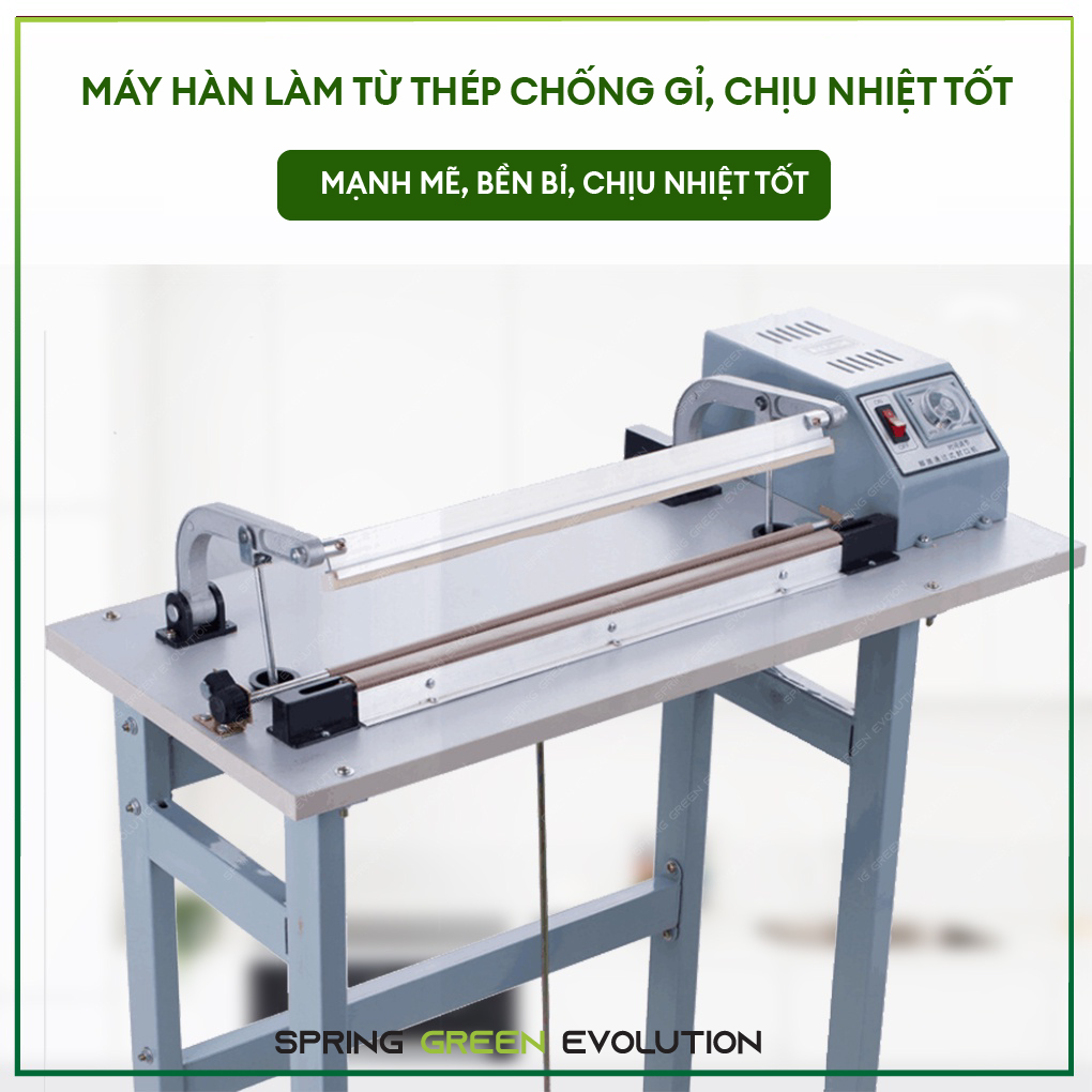 Máy hàn miệng túi dập chân ( thanh hàn đơn ) FS01-40cm. Hàn được nhiều loại túi. Hàng chính hãng Thái Lan