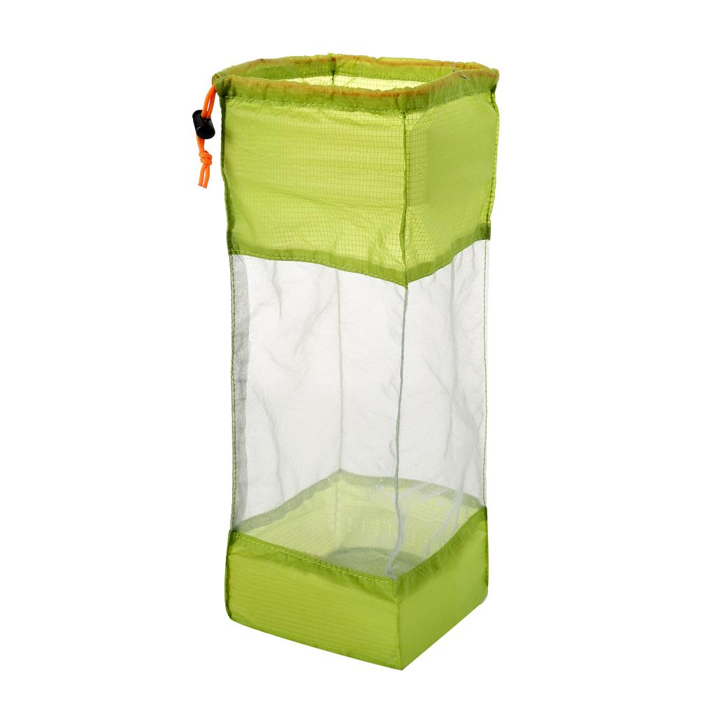 Drawstring Stuff Mesh Sack Storage Bag for Travel Camping Hiking