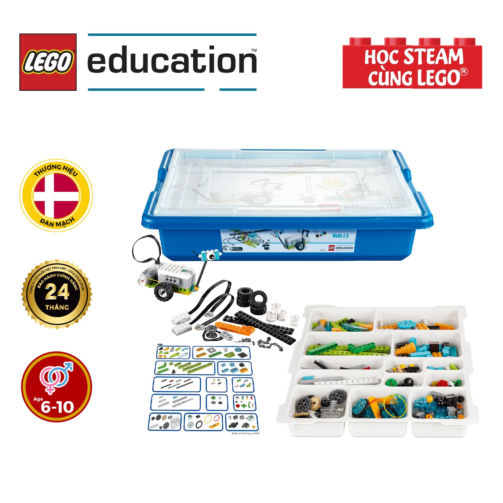 Đồ Chơi LEGO EDUCATION Bộ Kỹ Sư Robot Wedo Milo 45300