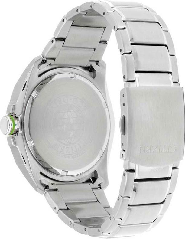 Đồng Hồ Citizen Nam Dây Kim Loại Eco-Drive AW0020-59E - Mặt Đen (41mm)