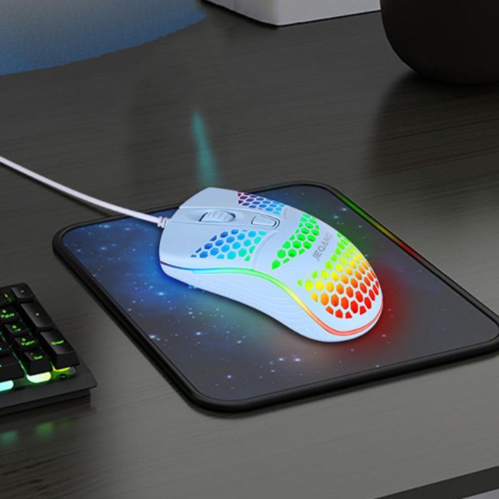 USB Wired Game Mouse Hollow Hole Honeycomb Lightweight Computer Mice