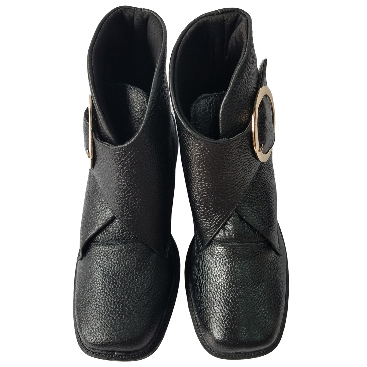 Giày Boot Nữ Da Bò Thật BIGGBEN Cao 4 phân BON12