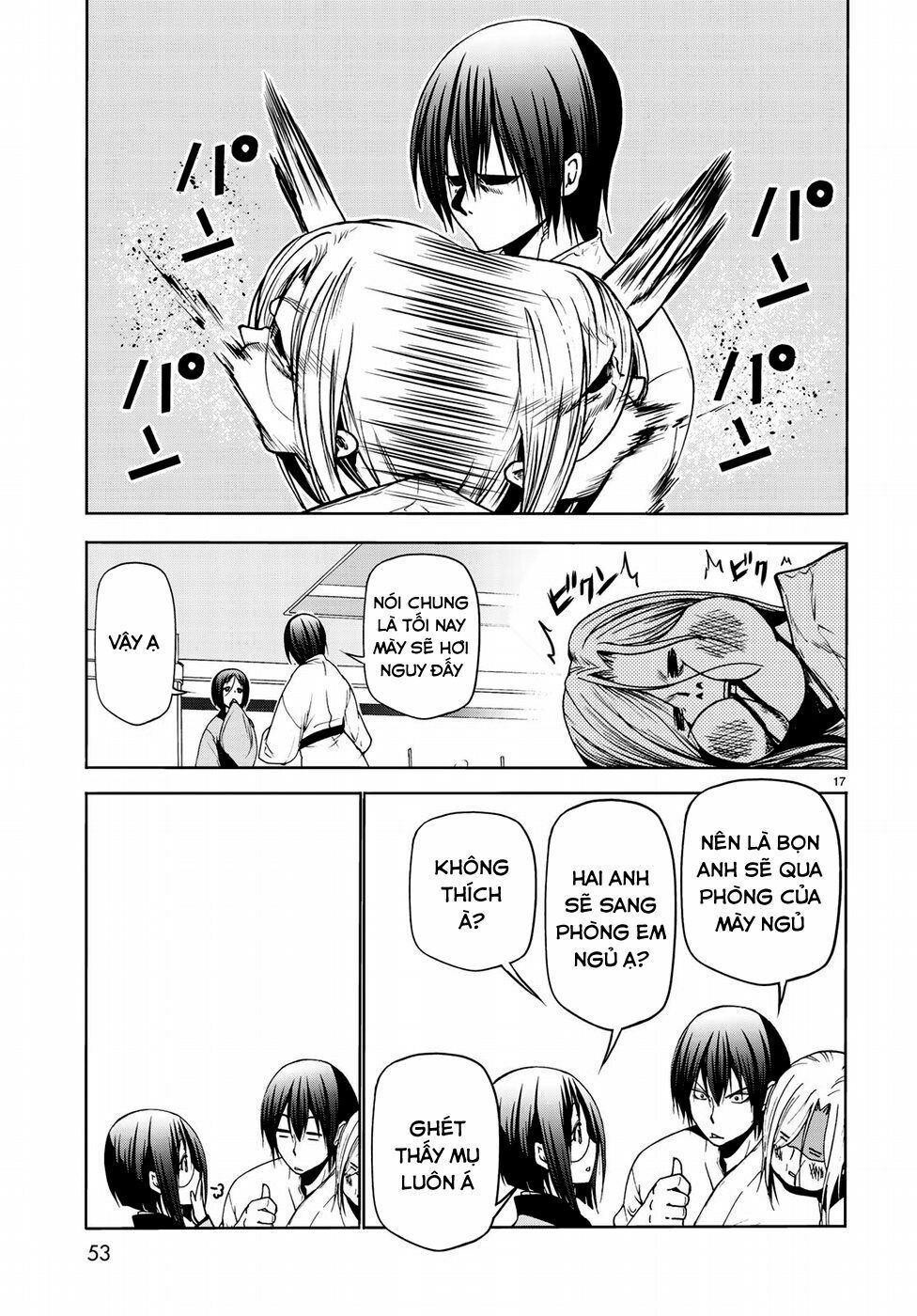 cô gái thích lặn - grand blue chapter 48 17