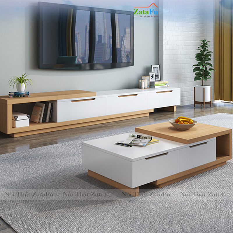 Bàn Trà Sofa Gỗ Ngồi Bệt Phong Cách Sáng Tạo Tùy Chỉnh Kích Thước BSF-15 ZataFu