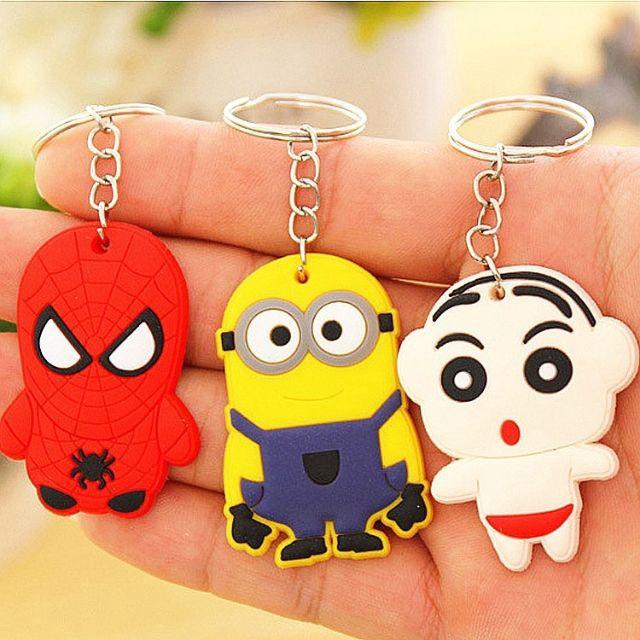 Móc khóa mặt dây hình nhân vật hoạt hình xinh xắn đáng yêu