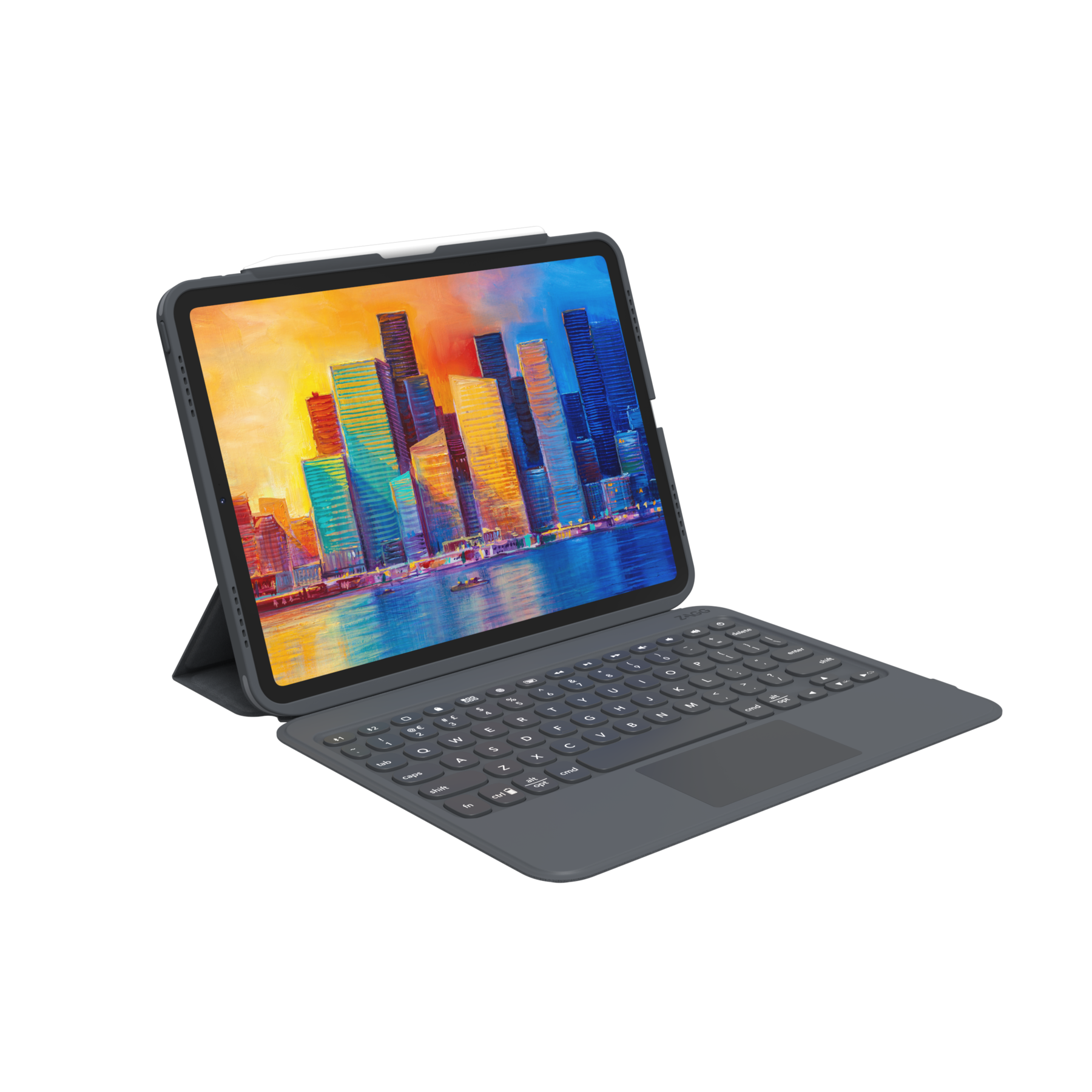 Ốp lưng kèm bàn phím ZAGG Pro Keys with Trackpad cho iPad 10.9/11inch (GEN 2 2020/ GEN 5 CHIP M1 2021) & IPAD AIR GEN 4 - 103407937 - Hàng chính hãng