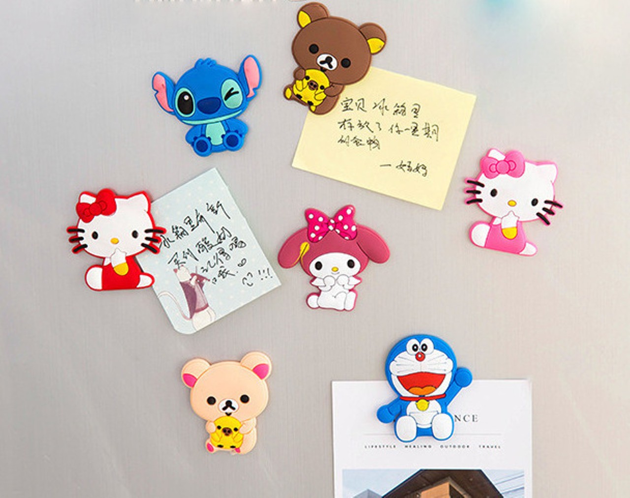 Set 5 Miếng hít tủ Lạnh Hình Thú Ngộ Nghĩnh Đáng Yêu - Dẻo Dai Siêu Bền, Siêu Chắc - Hàng Nhập Khẩu