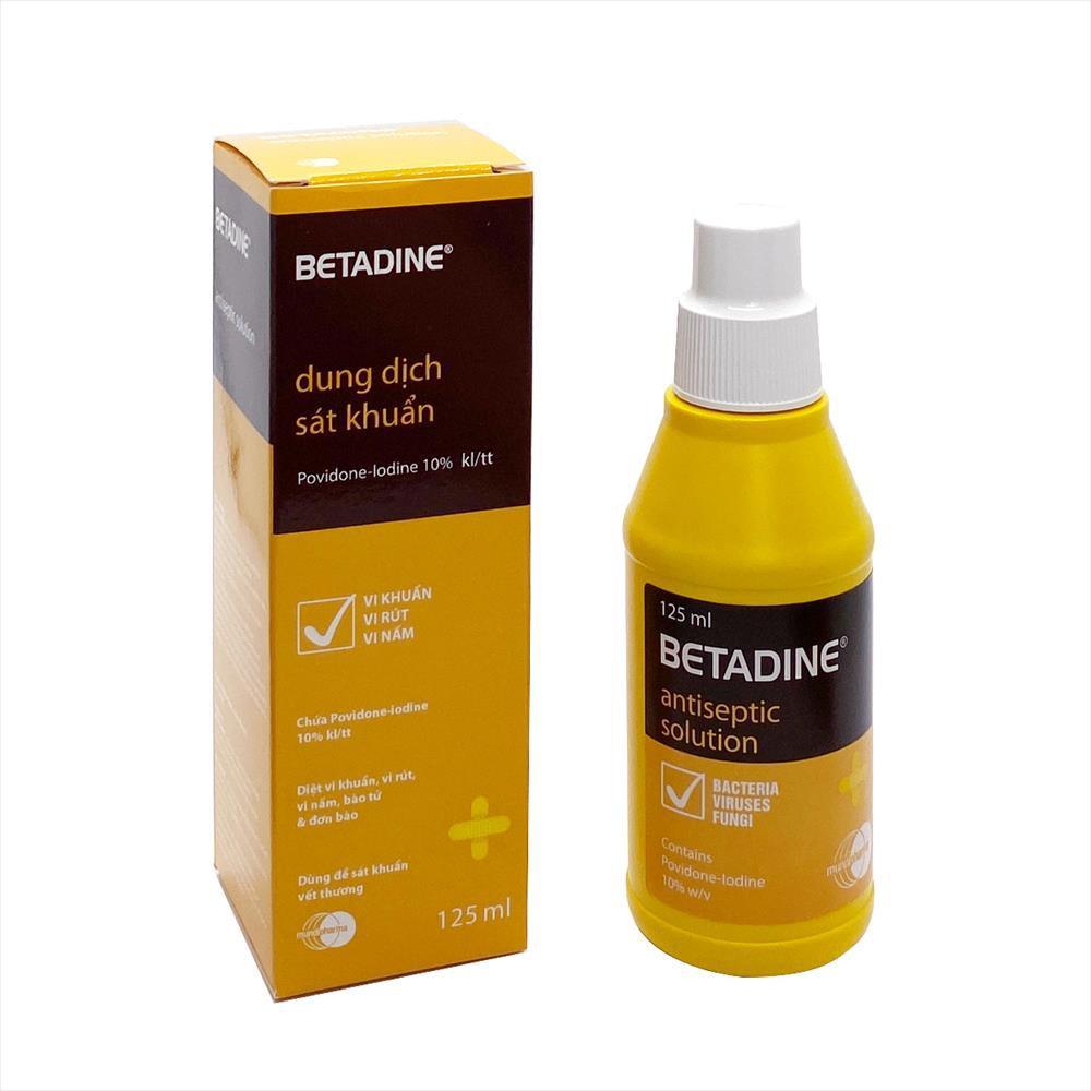 DUNG DỊCH SÁT KHUẨN BETADINE ANTISEPTIC SOLUTION 10