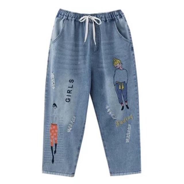 Quần bò ngố baggi Big#size