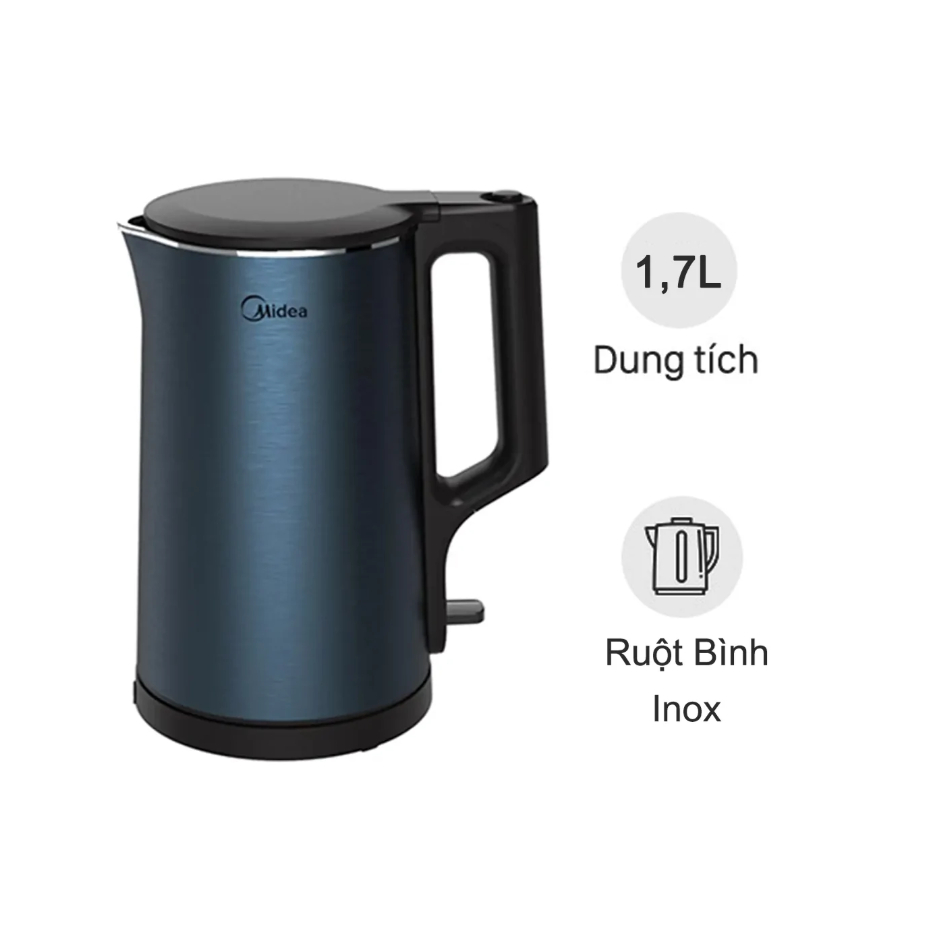 Bình đun siêu tốc Midea MK-317DC - Hàng chính hãng