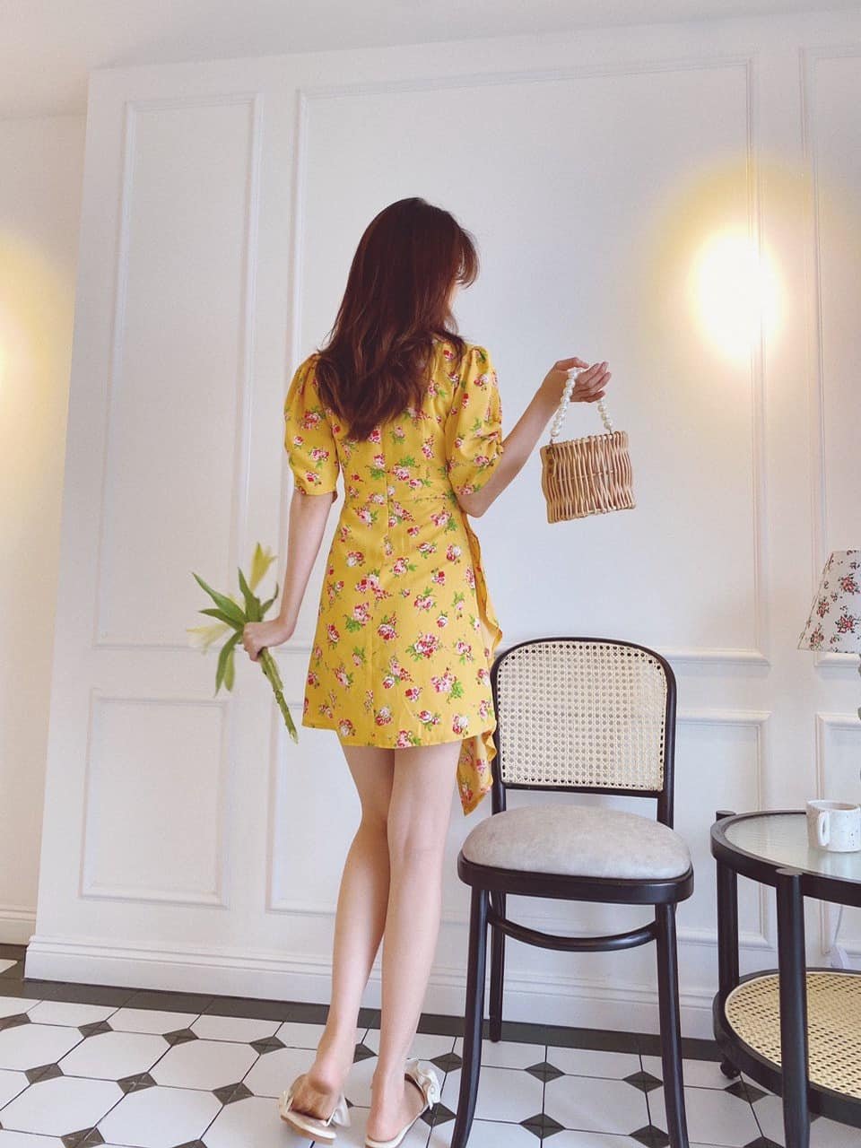 Hình ảnh Đầm hoa vàng Jena Dress Gem Clothing SP001079