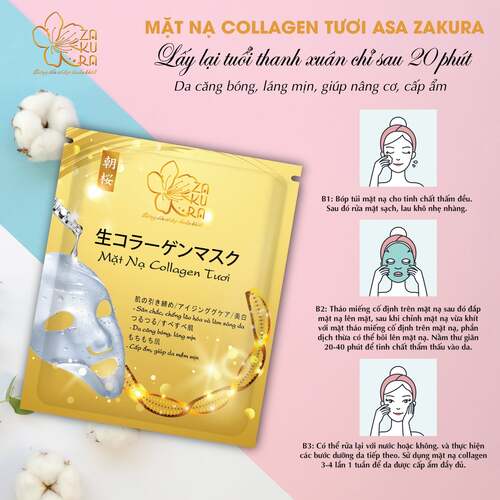 [BEST SELLER] Combo 2 Hộp Mặt Nạ Collagen Tươi (Hộp 3 Miếng)