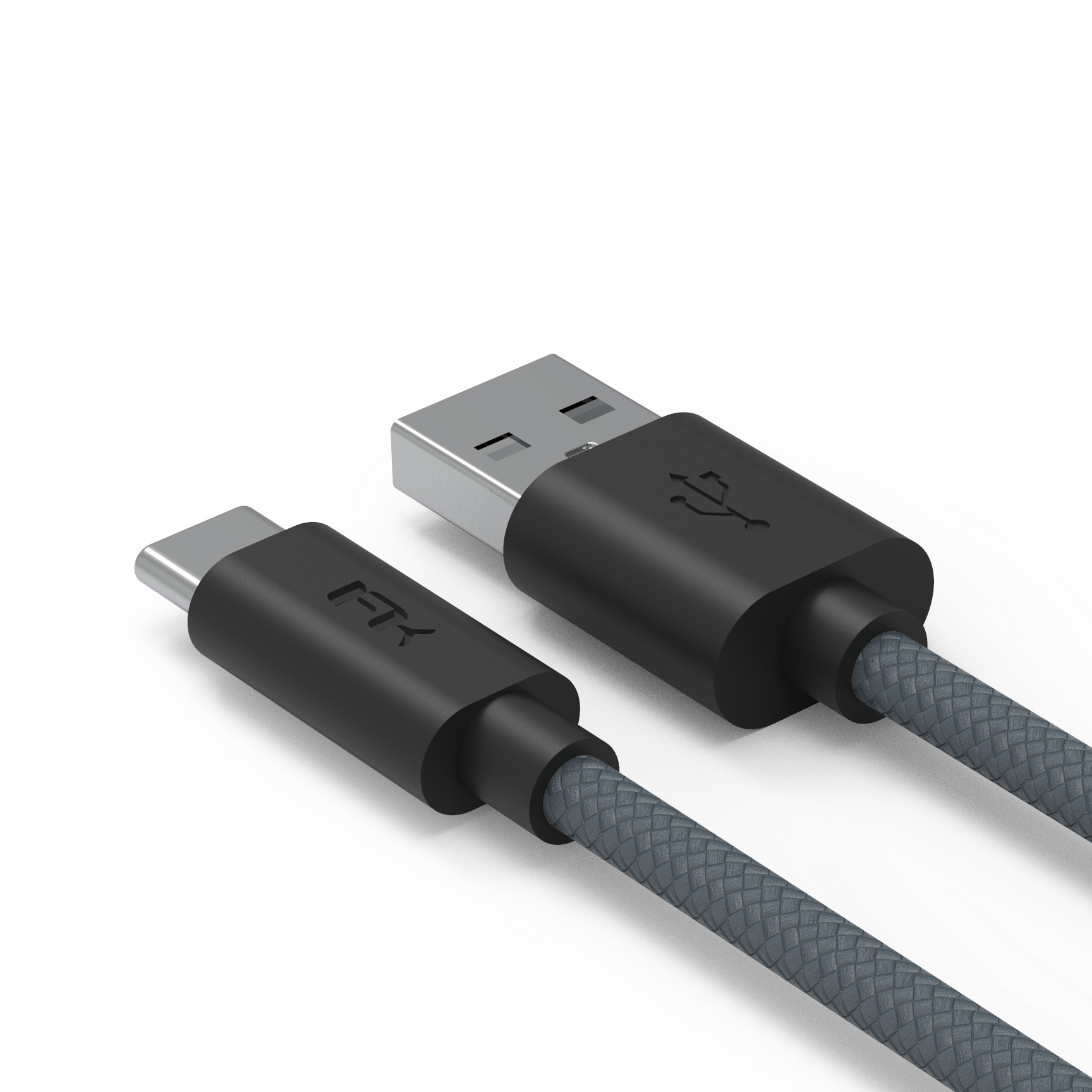 Dây Cáp Sạc Type-C Feeltek USB Type C to Type A 1m2 - Hàng Chính Hãng