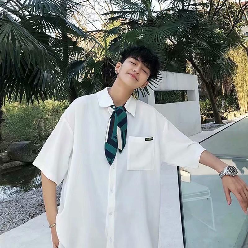 Áo sơ mi ngắn tay thời trang cho nam