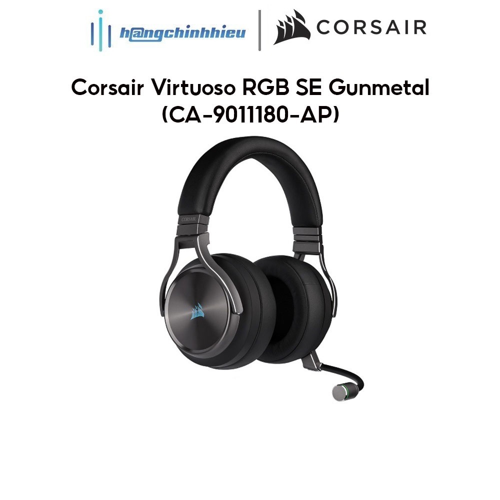 Tai nghe Corsair Virtuoso RGB SE Gunmetal CA-9011180-AP Hàng chính hãng