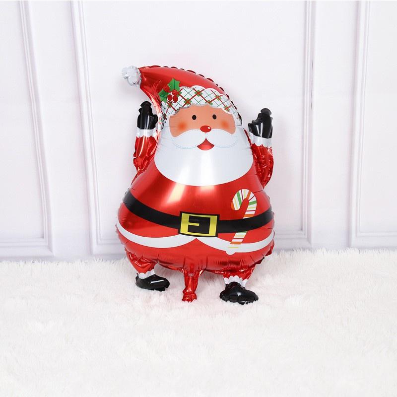 Bong Bóng Nhôm Hình Người Tuyết / Ông Già Noel Dễ Thương Dùng Trang Trí Tiệc Giáng Sinh
