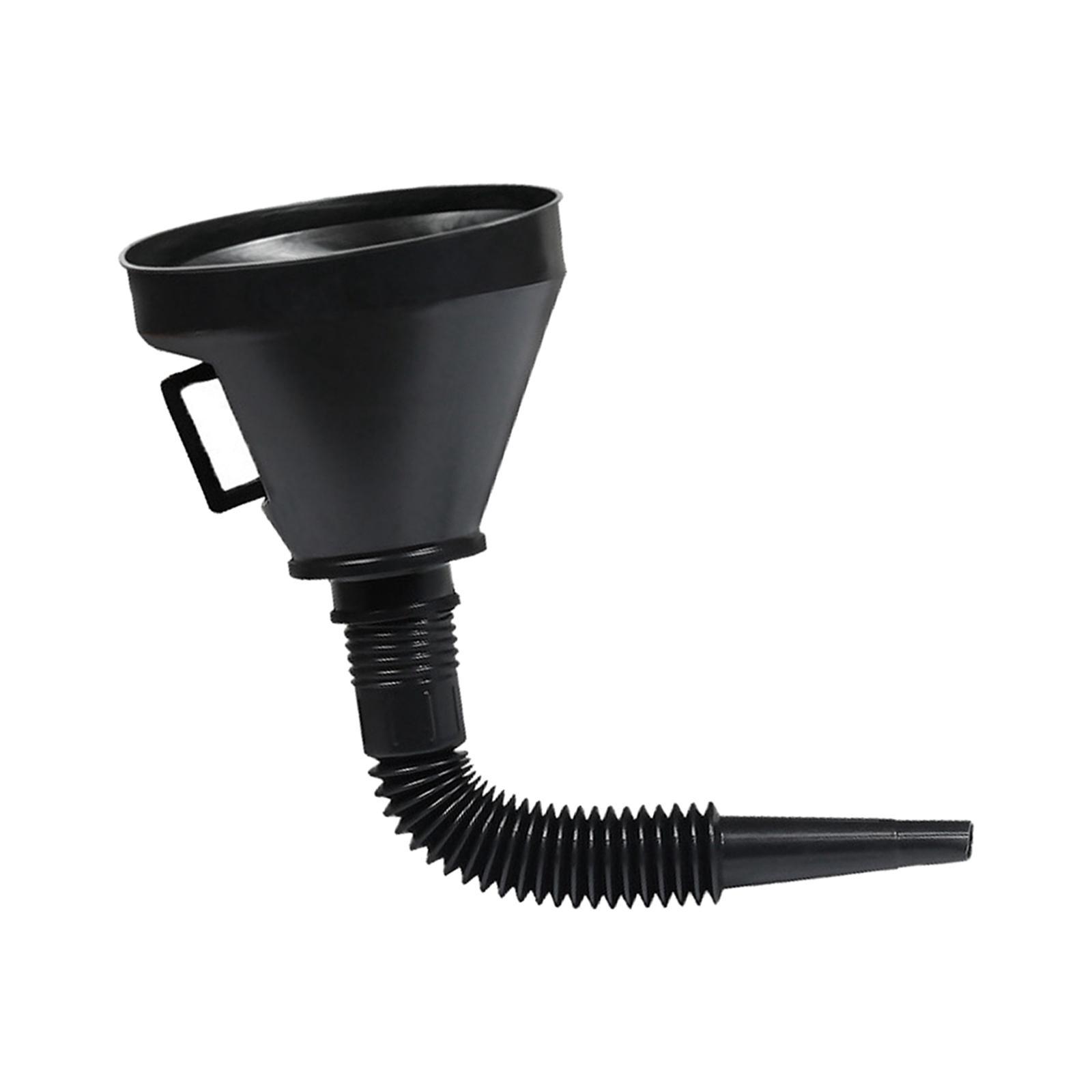 Gasoline Fuel Funnel with Handle Long Flexible Spout Extension Accessory