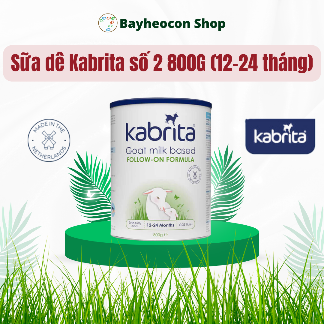 [DATE MỚI] Sữa Dê Kabrita Chính Hãng cho bé Số 1, 2, 3 loại Lon 400g, 800g