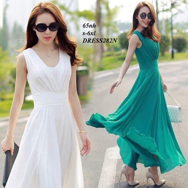 Đầm maxi bồng bềnh cao cấp y hình mx098
