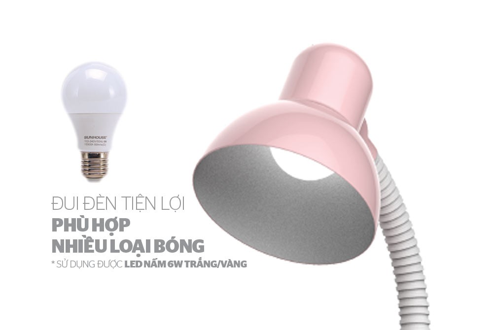 Đèn Bàn Sunhouse SHE-16LED-A6 - Hàng chính hãng