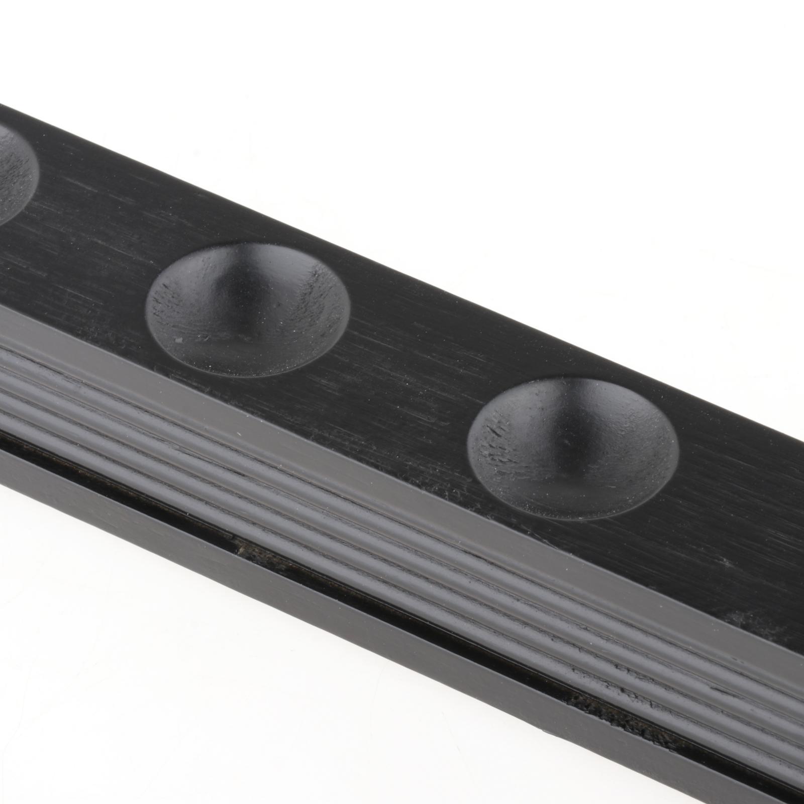2-3pack 8 Pools Billiard Cue Rack Wall Mounted Cue Rest Pool Stick Holder Black
