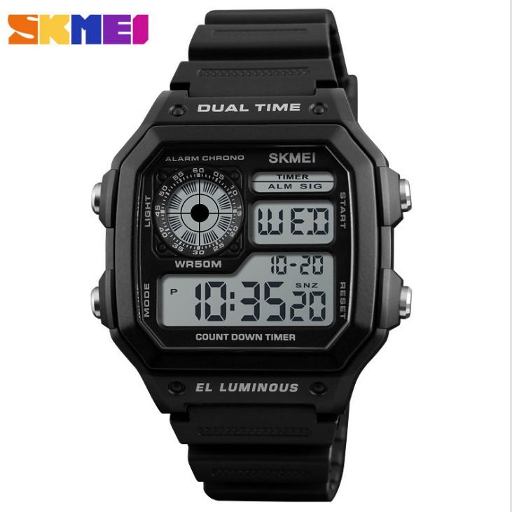 Đồng hồ thể thao nam Skmei 1299 chống nước dây siêu bền