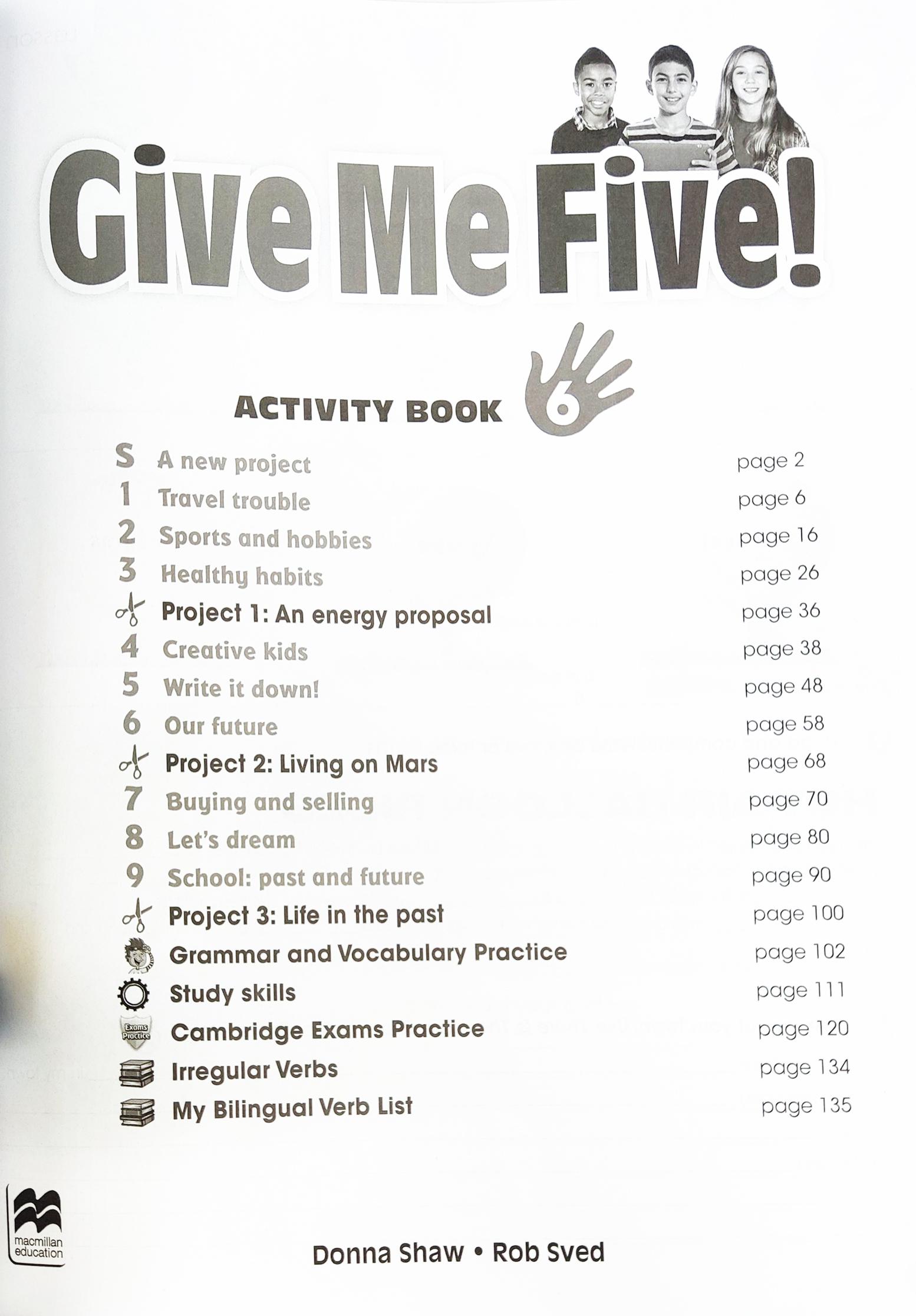 Give Me Five 6 Activity Book