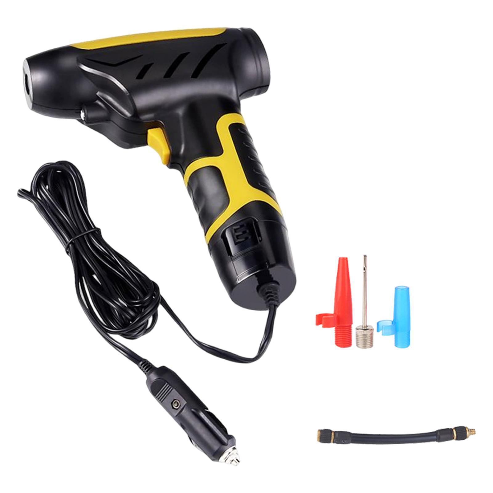Auto Air Compressor Electric Handheld Tire Inflator Pump Fits for Vehicles Motorbikes