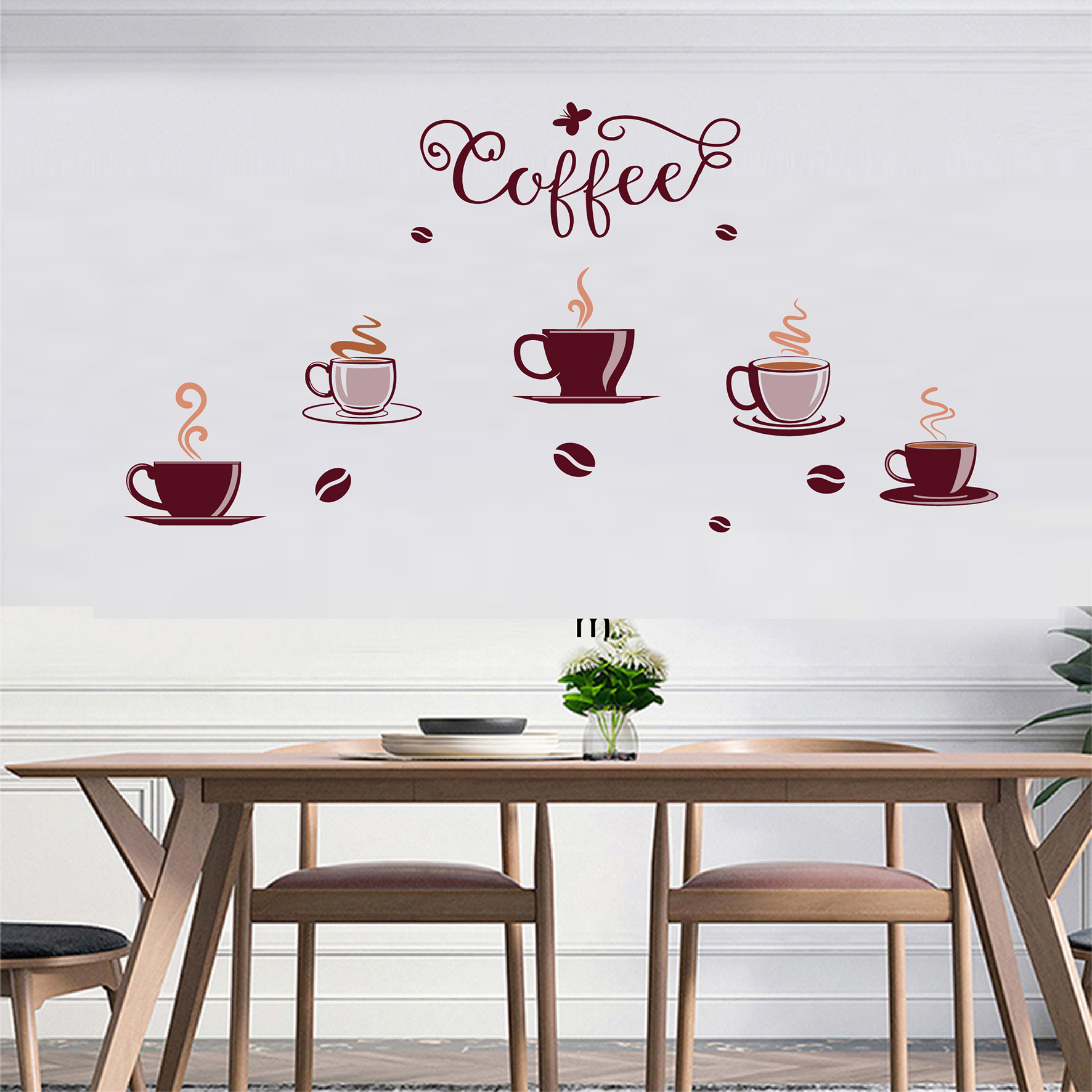 Decal trang trí quán số 19